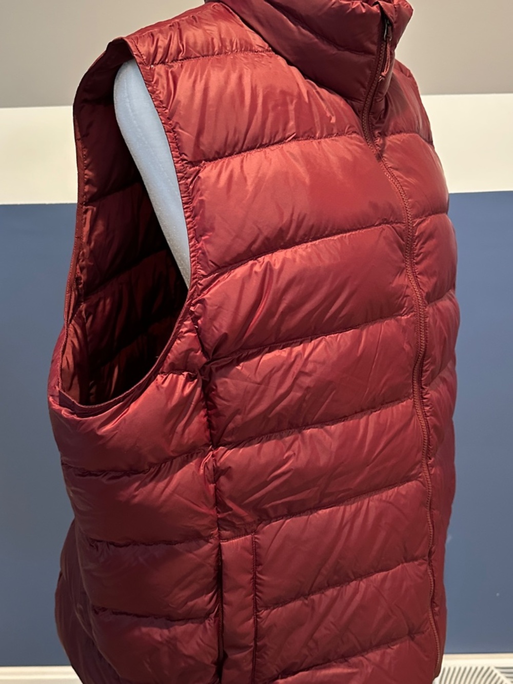 Eddie Bauer 650 Down Puffer Vest Womens PLUS SIZE 2X MAROON -- NEW WITH TAGS - Picture 3 of 11